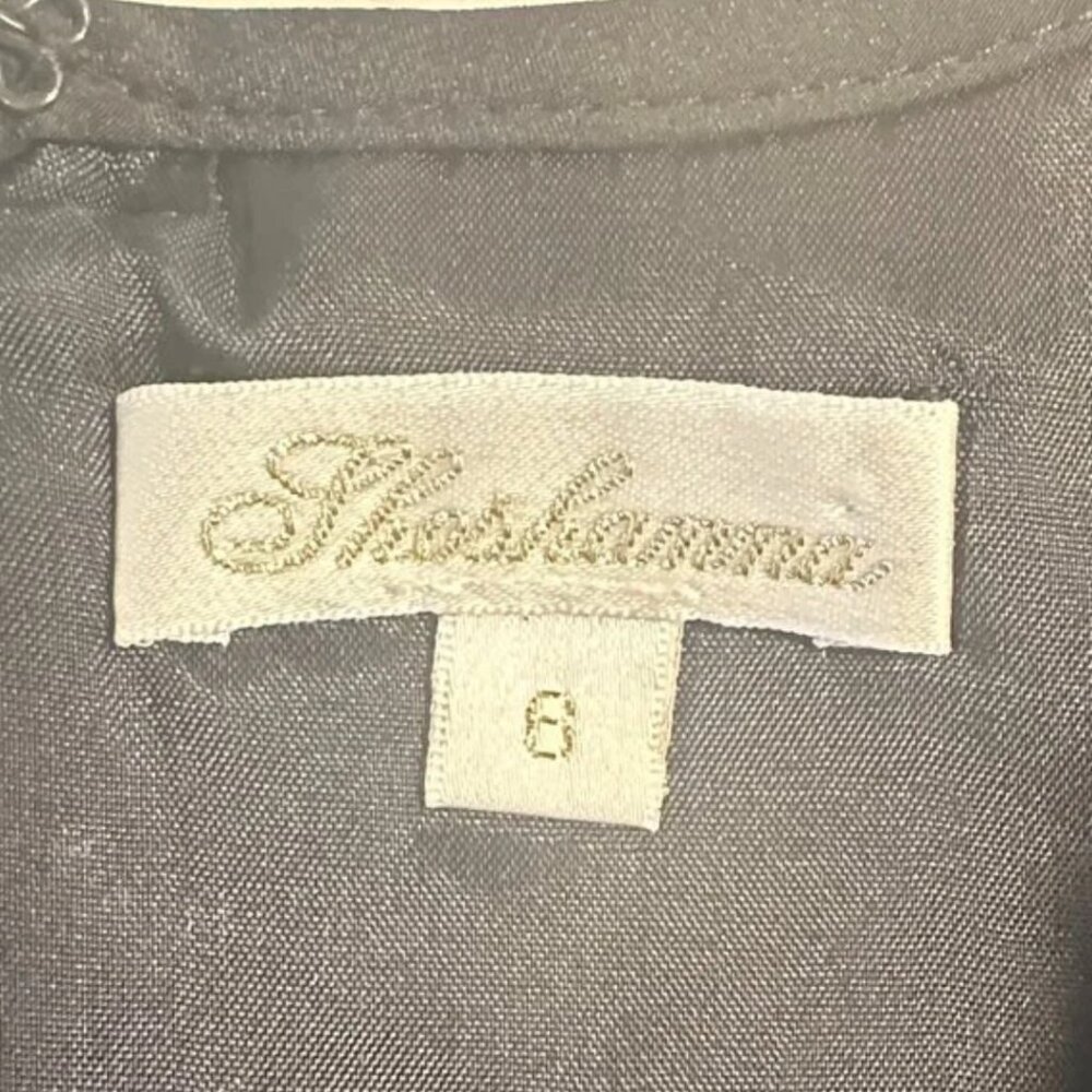 SHOSHANNA BLACK AND WHITE A-LINE DRESS SIZE 6 MEDIUM - Picture 6 of 7